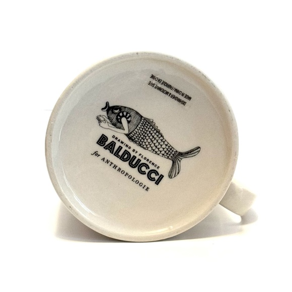 Balducci Letter  "A" Alligator Mug - School Office Barware Cup - Anthropologie - Picture 2 of 5